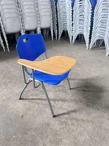 Chaise de conférence et de formation avec tablette d'écriture et panier de rangement - Product Image 3