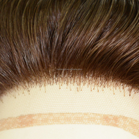 Perruque Lace Front en Cheveux Vierges Européens de 6 Pouces, Modèle Élégant pour Femme