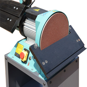 Amoladora <span class=keywords><strong>de</strong></span> Banda Ajustable <span class=keywords><strong>de</strong></span> 150 mm con Motor <span class=keywords><strong>de</strong></span> 1100 W, Máquina <span class=keywords><strong>de</strong></span> <span class=keywords><strong>Banco</strong></span> con Disco <span class=keywords><strong>de</strong></span> 12 Pulgadas para Pulir y Esmerilar Madera - Product Image 3