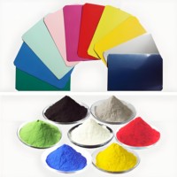 Elektrostatik toz boyama mobilya boyası için parlak epoksi Polyester araba boyası plastik elektrik yalıtım vernik