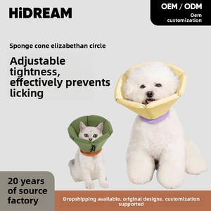 Collare Elisabettiano Hidream per Cani e Gatti Anti-Leccamento Design Profondo per Sterilizzazione Copricapo per Cani <span class=keywords><strong>di</strong></span> Taglia Grande Tutte le Stagioni - Product Image 5