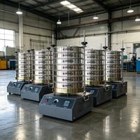 Machine de tamisage de laboratoire électrique pour l'analyse de la taille des particules, avec temps et amplitude réglables
