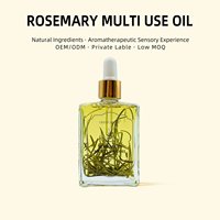 Minyak Rosemary 100% Murni, Berbasis Tumbuhan Alami, Melembapkan, Menutrisi, untuk Tubuh, Wajah, dan Rambut, Aromaterapi, Perawatan Kulit, Kemasan Besar 50ml