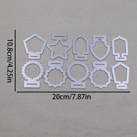 Taglio metallo Design personalizzato muore in acciaio al carbonio goffratura modello stencil in metallo per Scrapbooking e cartmaking