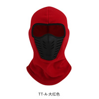 Cagoule d'hiver bon marché coupe-vent pour le cyclisme et la moto. Masque complet épais en polaire cagoule pour le ski.
