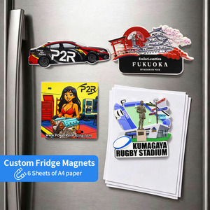 แม่เหล็กติดตู้เย็นเรซิ่น 3 มิติ แบบนูนลายสถานที่สำคัญ หอคอย คาเฟ่ ฉากฤดูใบไม้ร่วง ของตกแต่งบ้าน ผลิตจากโรงงานโดยตรง รับผลิตแบบ OEM ODM ตามสั่ง - Product Image 4