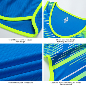 Débardeur de course athlétique respirant et léger pour marathon, jogging et entraînement – Vêtement de sport pour hommes et femmes, performance active en extérieur - Product Image 3