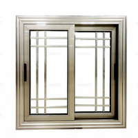 Fenêtres en verre résistant aux ouragans de la Floride et fenêtres coulissantes horizontales pour maison, école, fenêtres en PVC/UPVC