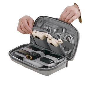 Recycled Materials Digital Storage <b>Bag</b> Functional Foldable Travel Data <b>Cable</b> Organizer for Electronics Accessories - Product Image 1