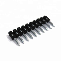 Clous à béton industriels en acier de qualité supérieure BX3 à double tête, tige lisse, finition polie, diamètre de la tête 6 mm