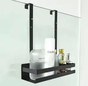 Estante de Metal SUS para ducha, organizador de acero inoxidable, color negro mate