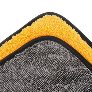Toalla de microfibra para lavado de autos, absorbente, con tejido retorcido para limpieza de vehículos - Product Image 2