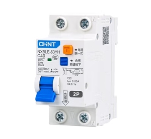 Rccb Chnt NXBLE-63Y Dư Hiện Hoạt Động Ngắt Mạch 1P + N 2P 6A 10A 16A 20A 25A 32A 40A 50A 63A 30mA 6kA - Product Image 1