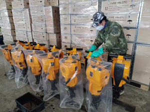 Jack <span class=keywords><strong>marteau</strong></span> essence plate-forme de forage rotative forage de roche minière Yn27 50mm diamètre de forage 6m profondeur - Product Image 6