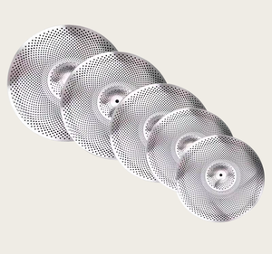 Set de Platillos de Aleación TZ de 14 Pulgadas (Hi-Hat Silencioso), Platillos de 16+18 Pulgadas (Crash) y Platillo de 20 Pulgadas (Ride) - Instrumento de Percusión Profesional de Bajo Volumen - Product Image 4