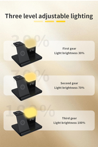 Wholesale Portable 6 In 1 Multifunction Fast <strong>Wireless</strong> <strong>Charging</strong> <strong>Stand</strong> 15w Phone 6 In 1 <strong>Wireless</strong> Charger Wth Led Light - Product Image 6