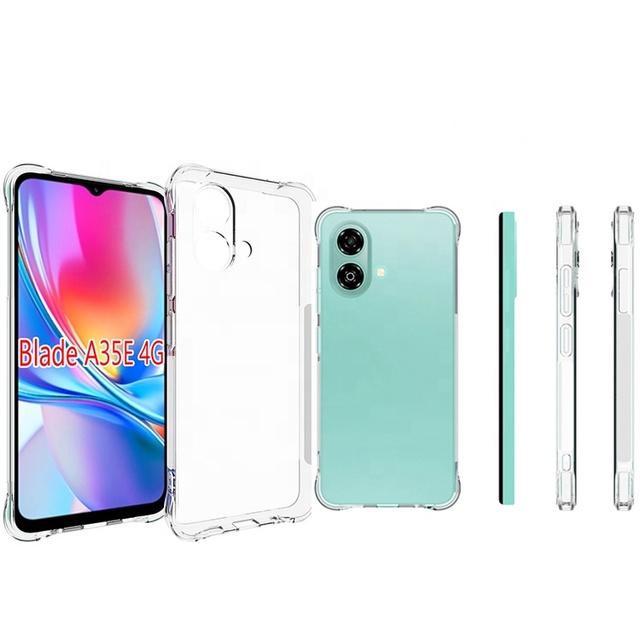For ZTE Blade A73 5G A54 V60 Axon 60 70 A35E 4G Clear Transparent Tpu Shockproof Phone Casing