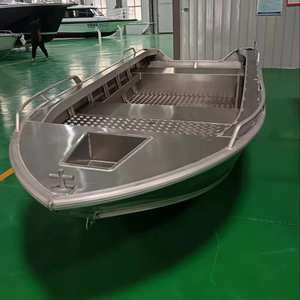 Bateau en aluminium à fond plat pour la pêche <span class=keywords><strong>et</strong></span> la navigation, avec moteur hors-bord <span class=keywords><strong>et</strong></span> <span class=keywords><strong>remorque</strong></span>, en promotion en Chine - Product Image 1