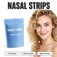 Bandes nasales HLK de qualité médicale certifiées CE, sans médicament, hypoallergéniques, soulagement de la douleur, tissu non tissé, meilleure respiration nasale, meilleur sommeil