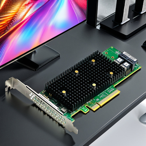 7Y37A01082 PCIe 12Gb มินิ SAS HD 4x 36 พิน SFF-8643 อะแดปเตอร์พร้อมอะลูมิเนียม 530-8i สำหรับสายเคเบิลเซิร์ฟเวอร์ประเภทสต็อก - Product Image 2