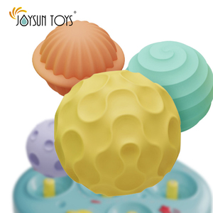 Jouets de <span class=keywords><strong>voyage</strong></span> pour bébé, jouet sensoriel, jouets tactiles, lampe d'exploration des étoiles et des planètes avec balles texturées douces pour bébé - Product Image 3