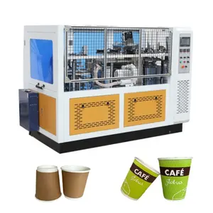 Chi phí thấp cốc giấy sản xuất máy Đôi tường Giấy cốc cà phê niêm phong máy