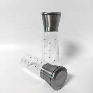Moulin à sel et poivre premium avec ligne de mesure, shaker à épices en verre à granulométrie réglable pour la <span class=keywords><strong>cuisine</strong></span> et les assaisonnements de barbecue - Product Image 6
