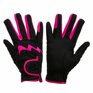 Fabrication de gants d'équitation sur mesure pour hommes et femmes, meilleur matériau, couleur unie, gants d'équitation - Product Image 1