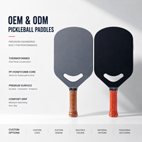 Hochleistungs-Thermoform-Hybrid-Faser-Schaum-Pickleball-Schläger mit Polymer-Wabenkern, Vibrationsdämpfung und einteiligem Thermoform-Design