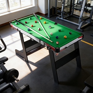 <span class=keywords><strong>Table</strong></span> <span class=keywords><strong>de</strong></span> <span class=keywords><strong>billard</strong></span> portable pliable, facile à ranger et à transporter pour les événements, le camping et les configurations temporaires - Product Image 2