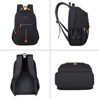 Mochila para Portátil de 15.6 Pulgadas, Impermeable, Resistente, de Poliéster Oxford, con Cierre, Correa con Amortiguación de Aire, Gran Capacidad, Portátil