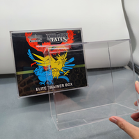 Fournisseur chinois de boîtes de présentation en acrylique transparentes pour cartes TCG Elite Trainer, écologiques, personnalisées et en gros