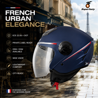 Casque de moto personnalisé certifié DOT pour homme, pour les trajets urbains quotidiens, taille adulte universelle, fabriqué en Chine