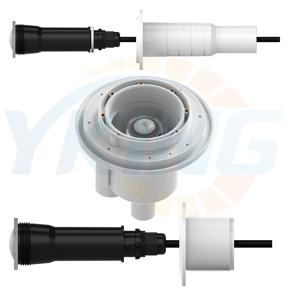 IP68 12Watt LED Pool Light 1.5 Inch Cool White Warm White Nicheless Pool Light Swimming Pool Light