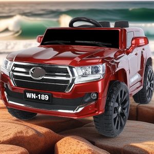 119 см Land Cruiser, 12 В, двухприводные светодиодные электрические игрушки для детей, для езды на автомобиле, бампер, самокаты для малышей - Product Image 4