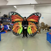 Costume gonflable de papillon gonflable de représentation de défilé de Jenor pour le carnaval