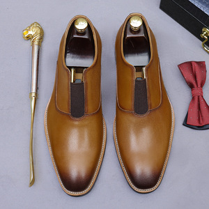 Zapatos Oxford de Cuero Genuino para Hombre, Formales y Casuales, de Alta Calidad, Antideslizantes, Antiolor, con Cordones, los Más Vendidos - Product Image 4