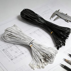 Rangkaian Kabel Sensor Suhu NTC Kustom Pabrik dengan Probe & Konektor Logam untuk Refrigerasi HVAC, Peralatan Rumah Tangga - Product Image 5