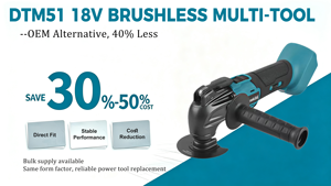 Outil multifonction sans fil <span class=keywords><strong>MAKITA</strong></span> DTM51 <span class=keywords><strong>18V</strong></span> LXT, anti-redémarrage, démarrage progressif, compatible OIS, <span class=keywords><strong>scie</strong></span> <span class=keywords><strong>oscillante</strong></span>, ponceuse, outil électrique - Product Image 4