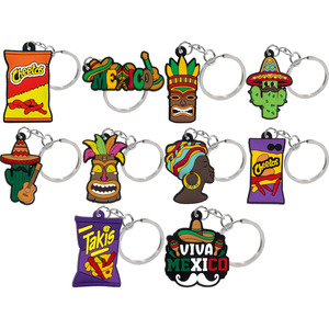 Unique Soft PVC Custom Rubber Keychains 2D Anime Cartoon Lightweight <b>Keyrings</b> Multiple Theme Stylish Gifts - Product Image 3