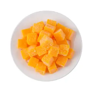 HACCP/BRC Certificate 4D Mango Fruit Juice Square Cube Shape Gummy Candy