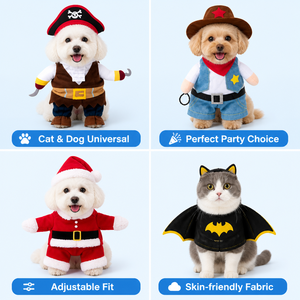 Disfraces <span class=keywords><strong>de</strong></span> Invierno <span class=keywords><strong>de</strong></span> Lujo para Mascotas, Ecológicos, para Perros y Gatos, Navidad, Halloween, Ropa Divertida <span class=keywords><strong>de</strong></span> Cosplay, Venta al Por Mayor - Product Image 2