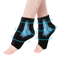 Attelle de soutien de la cheville Bellewins pour tendinite d'Achille, avec coussinets de talon et compresses de gel chaud/froid réutilisables pour blessures