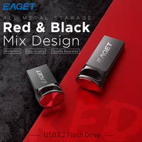 Unidad Flash USB 3.0 EAGET de Alta Velocidad, Memoria USB para PC, Unidad Flash USB de Aleación de Zinc, Unidades Flash USB para Portátiles de 16/32/64/128 GB