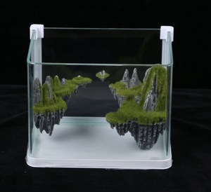 <span class=keywords><strong>Aquarium</strong></span> en verre rectangulaire ultra-blanc de taille personnalisable, grand modèle pour bureau et salon, <span class=keywords><strong>aquarium</strong></span> écologique - Product Image 1