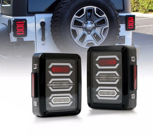 Ahumado vengador <span class=keywords><strong>LED</strong></span> 4th cuarta generación <span class=keywords><strong>luces</strong></span> de cola para Jeep Wrangler JK 07-2017 - Product Image 5