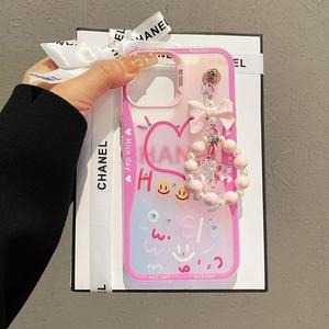 <span class=keywords><strong>Coque</strong></span> de téléphone femme à la mode IMD avec conception de chaîne de sangle pour samsung A14 A04 Inifnix Hot50 <span class=keywords><strong>bijoux</strong></span> chaîne <span class=keywords><strong>coque</strong></span> de téléphone - Product Image 4