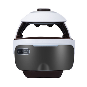 <span class=keywords><strong>Masseur</strong></span> <span class=keywords><strong>oculaire</strong></span> intelligent sans fil Bluetooth à chaleur, pétrissage, <span class=keywords><strong>shiatsu</strong></span> et vibration 2-en-1 en forme de casque ABS pour la relaxation et la réduction du stress - Product Image 1