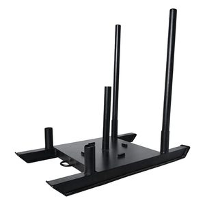 Traîneau d'entraînement en acier robuste avec supports pour plaques de poids, traîneau de résistance durable pour l'entraînement de vitesse au football et les séances de <span class=keywords><strong>CrossFit</strong></span> - Product Image 5