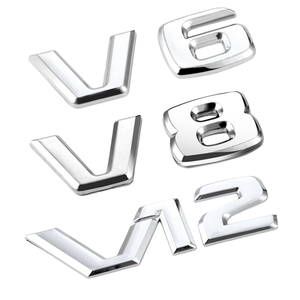 Emblème de voiture personnalisé en chrome 3D de luxe, autocollant, badge, autocollant réutilisable, décalcomanie, décoration de voiture - Product Image 2